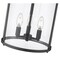 Z-Lite Thayer Flush Mount, 3-Light, 13 In.W x 13 In.H, Matte Black/Clear 742F13-MB - alternate 4